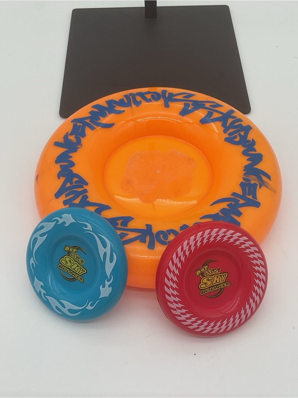 Set of Sky Bouncers - Large Orange, Mini Blue & Red